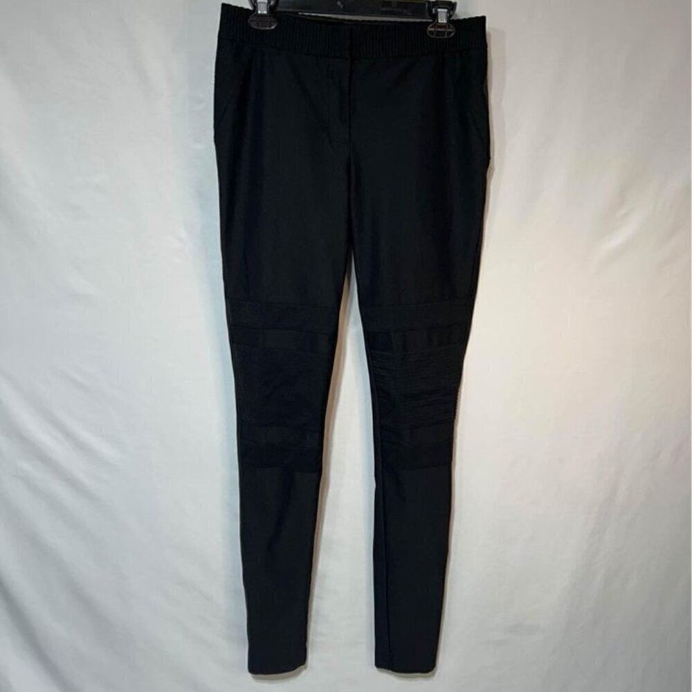 Diane VonFurstenburg woman’s black moto pants. Size 10. Authenticity tag. - Picture 11 of 11